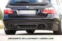 BMW E61 Rieger Hækskørte Duplex Sort