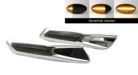 BMW Type 2 Sideblink Orion LED Krom / Sort LT - Dynamisk F10 Style