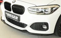 BMW F20 F21 Rieger Frontsplitter M-Tech Blanksort 15-