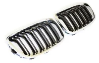 BMW F20 F21 Frontgrill Nyrer Sort / Krom M-Design 11-14 - V2