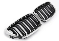 BMW F22 F23 Frontgrill Nyrer M2 Design - Krom/Sort