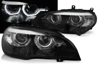 BMW X5 E70 Forlygter LED Sonar Sort 07-13 - Xenon