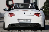 BMW Z4 Coupe / Roadster Rieger Hækskørte Duplex Sort 06-09