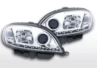 Citroën Saxo Forlygter Dayline LED 99-03 Krom