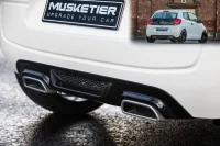 Citroën C1 Musketier Diffuser inkl. Afgangsrør Covers 14- Alu