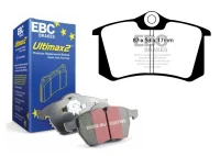 EBC Ultimax Bremseklodser - Bag - TRW - DP1230