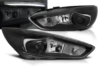 Ford Focus 3 Forlygter LED Kørelys Light Tube FL Sort 14-