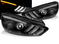 Ford Focus 3 Forlygter Sonar LED Dynamisk Sort 14-18