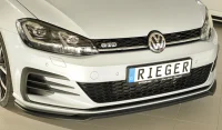 VW Golf 7.5 Rieger Frontsplitter Sort GTI / GTD / GTE 17-