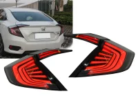 Honda Civic FC / FK Baglygter Fuld LED Rød / Sort 16-