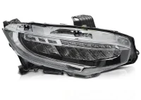 Honda Civic FC FK Forlygte TYC Sort 16-21 - Højre - Fuld LED