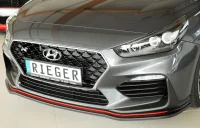 Hyundai I30 PDE Rieger Frontsplitter Sort - I30N