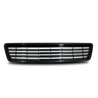 Audi A6 4B Frontgrill Emblemfri Sort 97-01