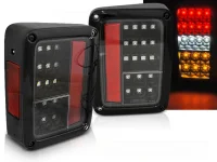 Jeep Wrangler Baglygter Sonar LED 07-18 Sort