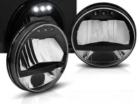 Jeep Wrangler JK Forlygter Fuld LED Sort