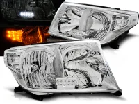 Toyota Land Cruiser FJ200 Forlygter 07-12 Krom - LED Blink