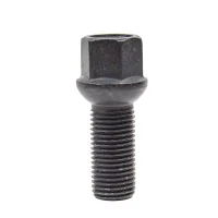 M14x1,5 Hjulbolt Kugle 33mm - R13 - 17mm Top - Sort