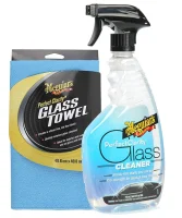 Meguiars Glaskit - Perfect Clarity Glass Cleaner + Clarity Towel