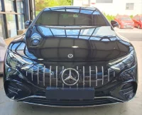 Mercedes EQE Frontgrill GTR Design 22- Blanksort / Krom - AMG-Line