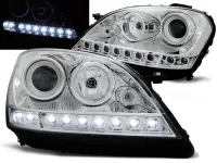 Mercedes W164 Forlygter LED 05-08 Krom