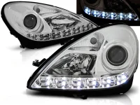 Mercedes SLK R171 Forlygter LED Dayline Krom 04-11 - Elektrisk