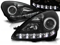 Mercedes SLK R171 Forlygter LED Dayline Sort 04-11 - Elektrisk