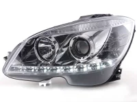 Mercedes W204 Forlygter Sonar LED 07-11 Krom - Kørelys