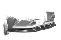 Mercedes B-Klasse W247 CSR Frontsplitter 18-