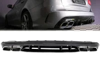 Mercedes W205 ABS Diffuser C63S Design 14-21 m. Afgangsrør - Kro