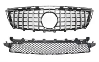 Mercedes CLS C218 Frontgrill Sæt GTR Sort / Krom 11-14 AMG-Line