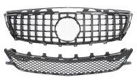 Mercedes CLS C218 Frontgrill Sæt GTR Blanksort 11-14