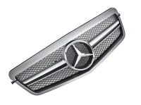 Mercedes W212 Frontgrill AMG Sølv / Krom 09-13