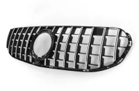 Mercedes GLC X253 Frontgrill GTR Design Blanksort / Krom 19-