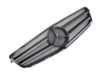 Mercedes W204 Frontgrill AMG Design Blanksort 07-