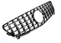 Mercedes W176 Frontgrill GTR Design Krom / Blanksort 15-