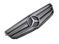 Mercedes W204 Frontgrill AMG Design Matsort / Krom 07-