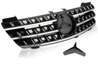 Mercedes W164 Frontgrill Sort / Krom 05-08