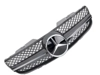 Mercedes R230 SL Frontgrill AMG Look Blanksort 06- V3