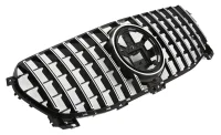 Mercedes GLE V167 Frontgrill GTR Look 19- Sort / Krom