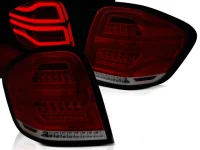 Mercedes W164 Baglygter LED JY Light Tube 05-08 - Rød / Mørk