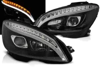 Mercedes W204 Forlygter LED 205 Design 07-11 Sort