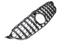 Mercedes W205 Frontgrill GTR Design Blanksort 18- m. Kamera