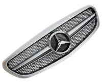 Mercedes W205 Frontgrill Elegance AMG Design Sølv 14-18