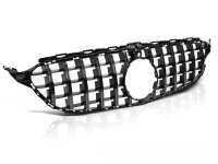 Mercedes W205 Frontgrill GTR Blanksort 14-18 m. Kamera - V2