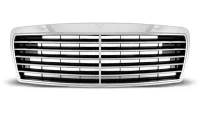 Mercedes W210 Frontgrill Avantgarde Design Sort / Krom 95-99