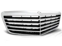 Mercedes W211 Frontgrill Avantgarde Design Sort / Krom 06-09