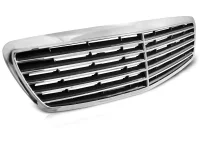 Mercedes W211 Frontgrill Avantgarde Design Sort / Krom 02-06