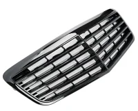 Mercedes W211 Frontgrill Avantgarde Design 06-09 - Blanksort