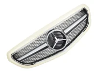 Mercedes W212 Frontgrill AMG Sølv / Krom / Ulakeret 13-