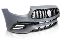 Mercedes W213 Forkofanger E63 Design 20-23 - Sort / Krom Grill